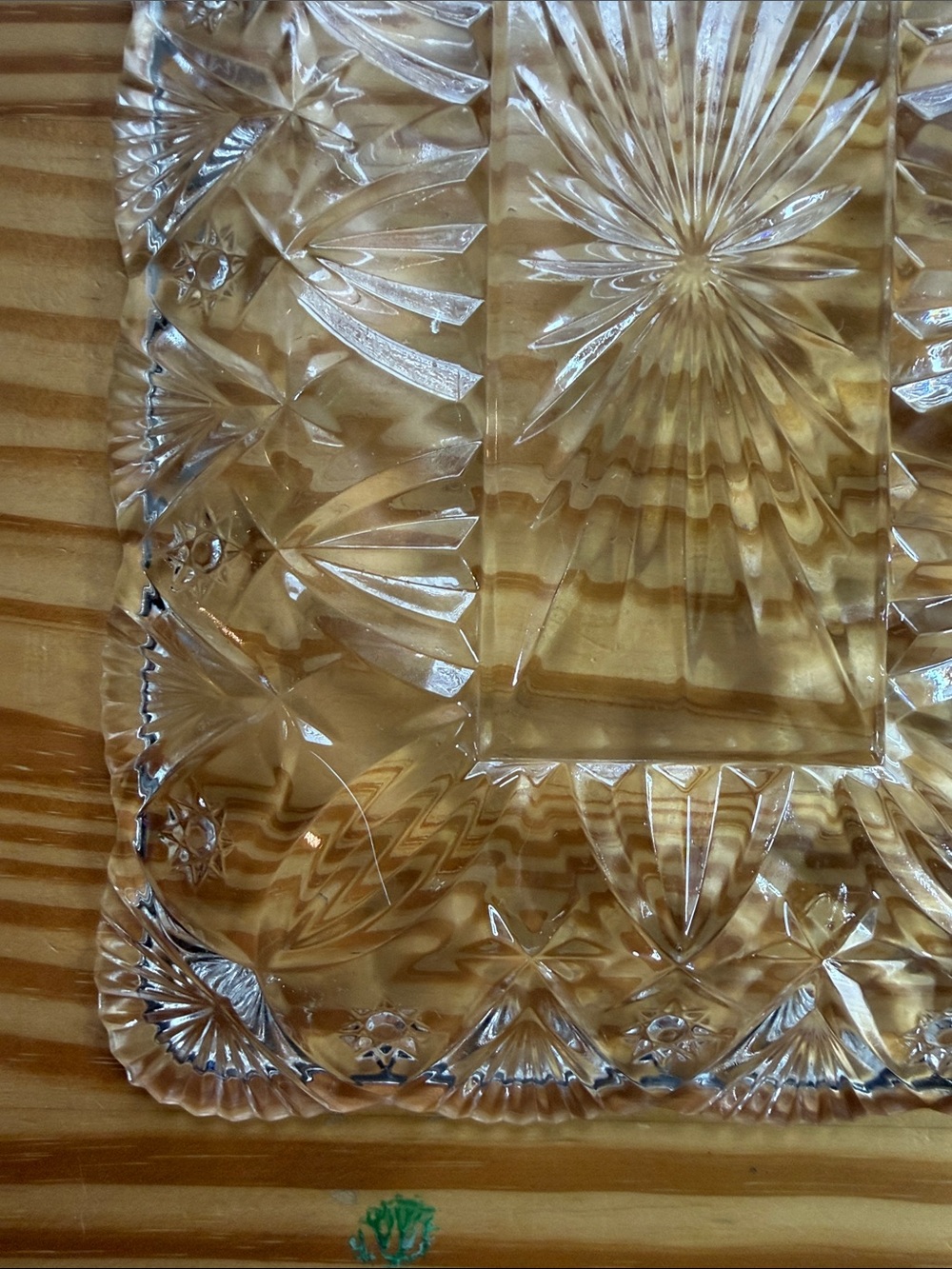 Vintage J.G. Durand Lead Crystal Rectangular Tray - Made in France (with Box) - Picture 7 of 11
